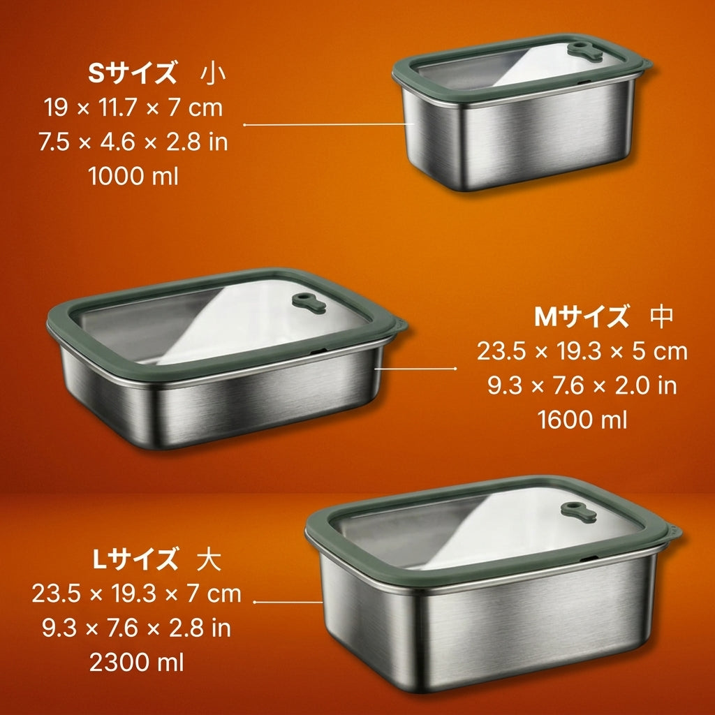 NestPan ステンレス保存容器™｜そのまま冷蔵庫へ、そのまま食卓へ