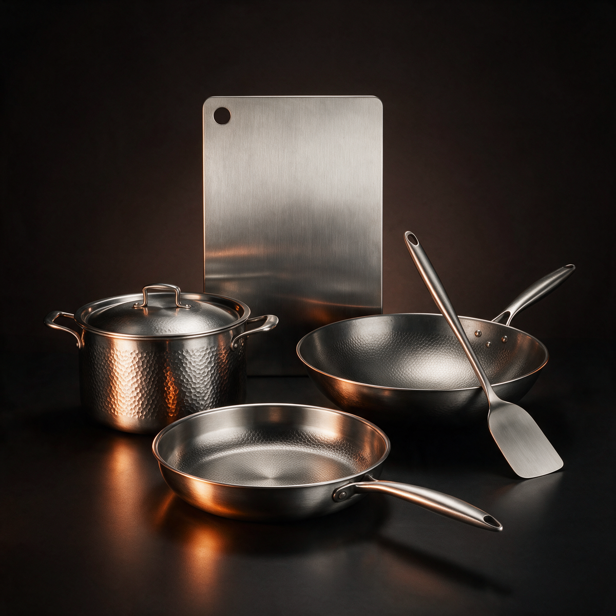 NestPan チタン エッセンシャル5点セット™｜これ一式で、台所が変わる