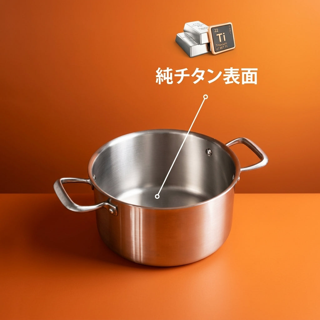 NestPan 純チタン鍋™｜毎日のスープに、余計なものを入れない