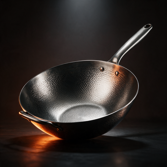 NestPan 純チタン打ち出し中華鍋™｜強火で、家庭が店の味になる